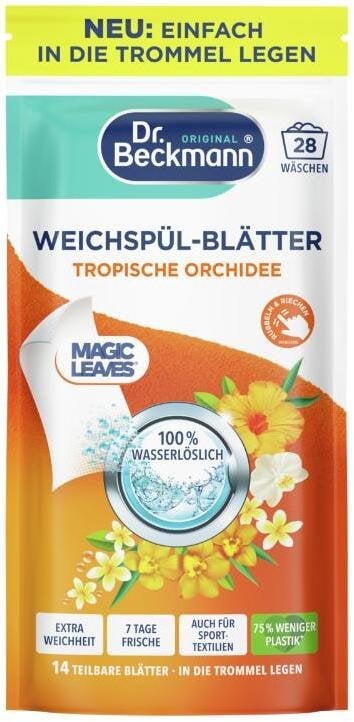 Płyn do płukania Dr. Beckmann płyn do płukania liści Magic Leaves Tropical Orchid 28 gab. 4008455101217 4008455101217 (4008455101217)