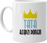 Koszulkowy Tata rządzi domem - kubek z nadrukiem