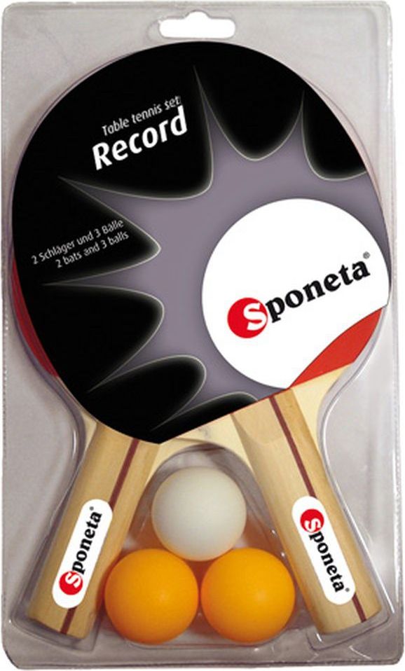 Victoria Sport Zestaw rakietek do tenisa stołowego + 3 piłeczki Record