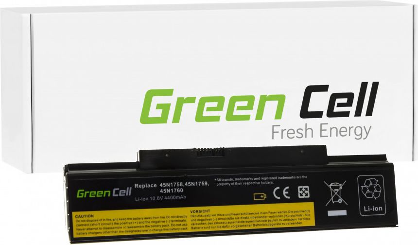 Bateria Green Cell do Lenovo ThinkPad Edge, 4400 mAh (LE80)