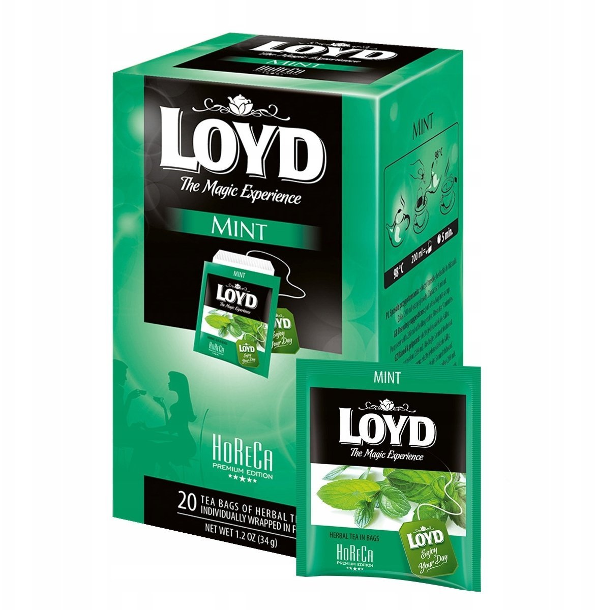 Loyd Herbata miętowa Horeca 20 saszetek