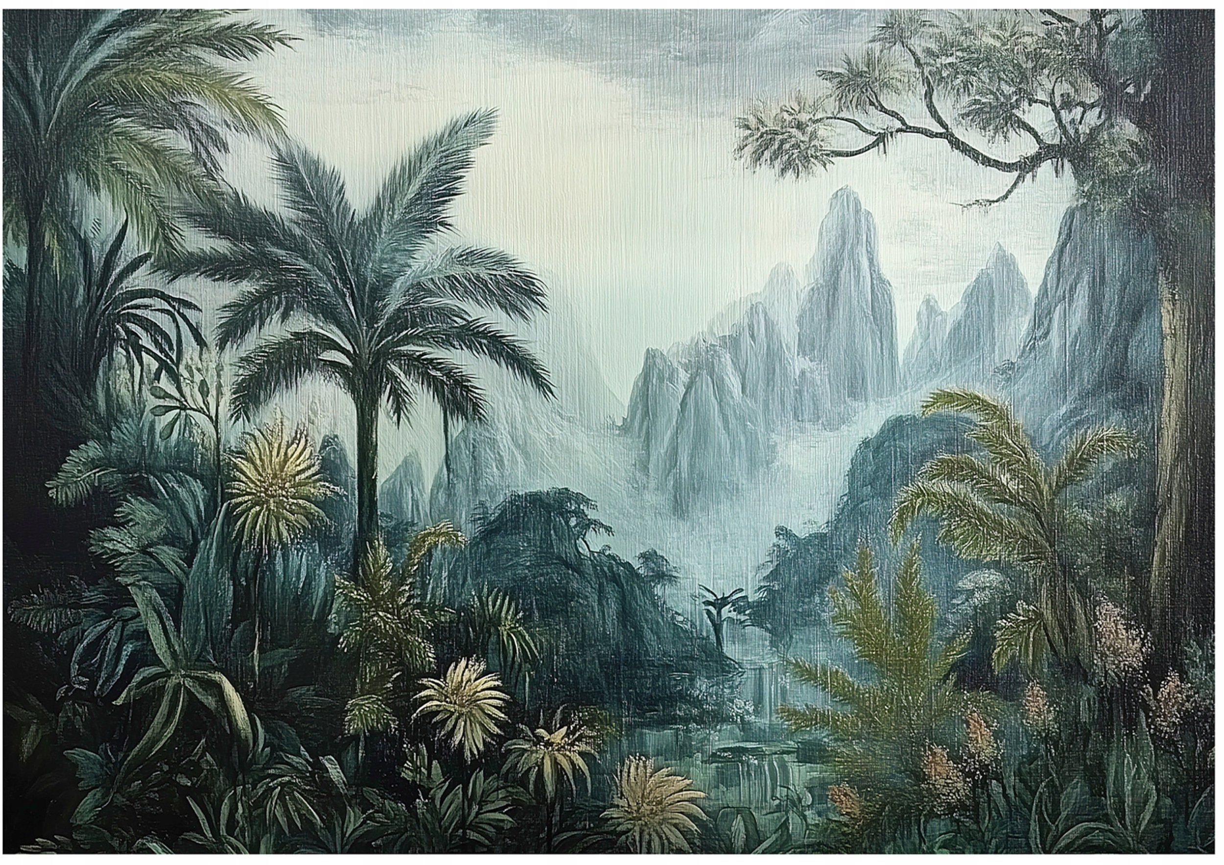 Fototapeta Dżungla Krajobraz Góry Sypialnia Salon Tapeta Flizelina 350X250