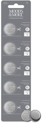 Moods & More MM CR2450 Battery, 3V, 550mAh, 5-pack