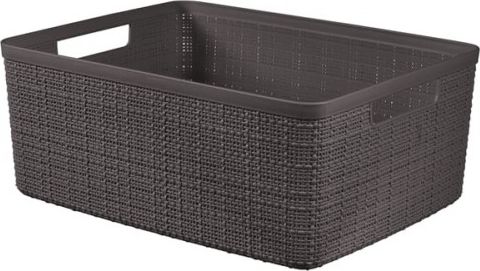 Curver Koszyk Jute M Ciemny Szary Stylowy