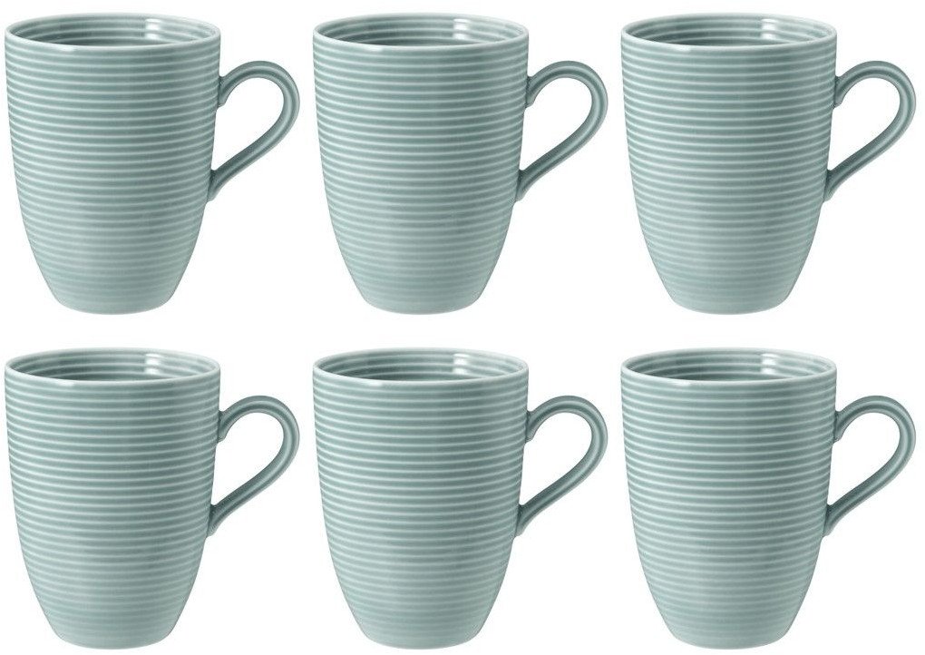 Zestaw 6 kubków z uchwytem 350 ml błekitny - Seltmann Color Glaze