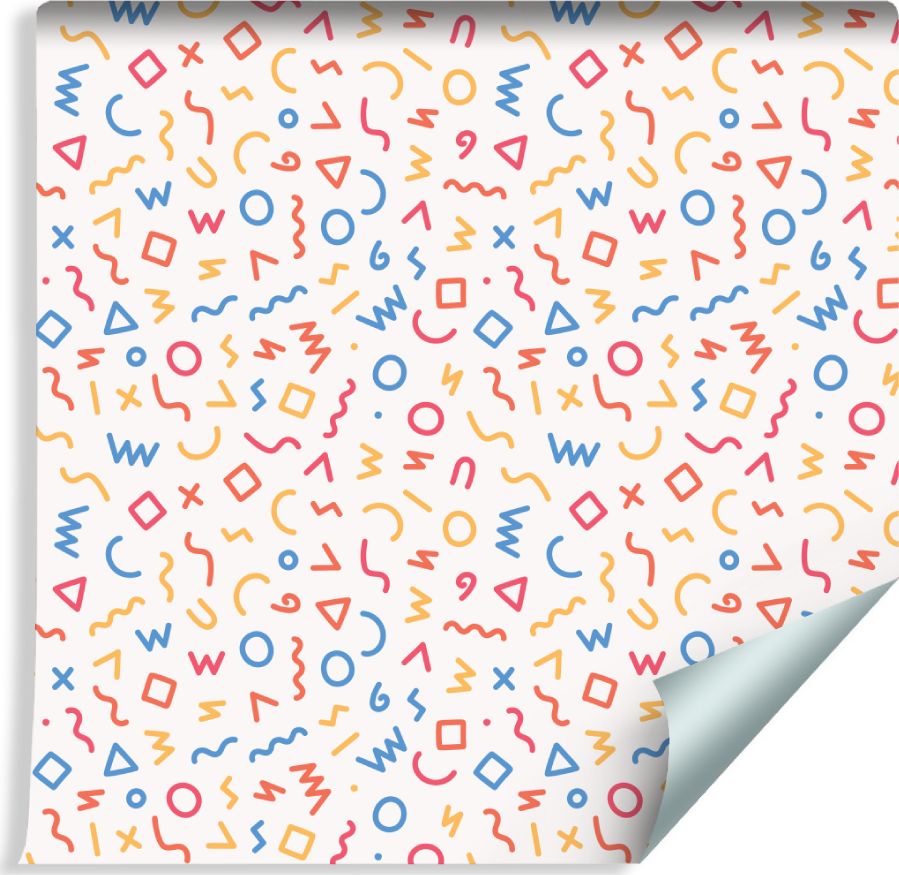 Muralo Tapeta Dla Dzieci - Geometryczne Kształty