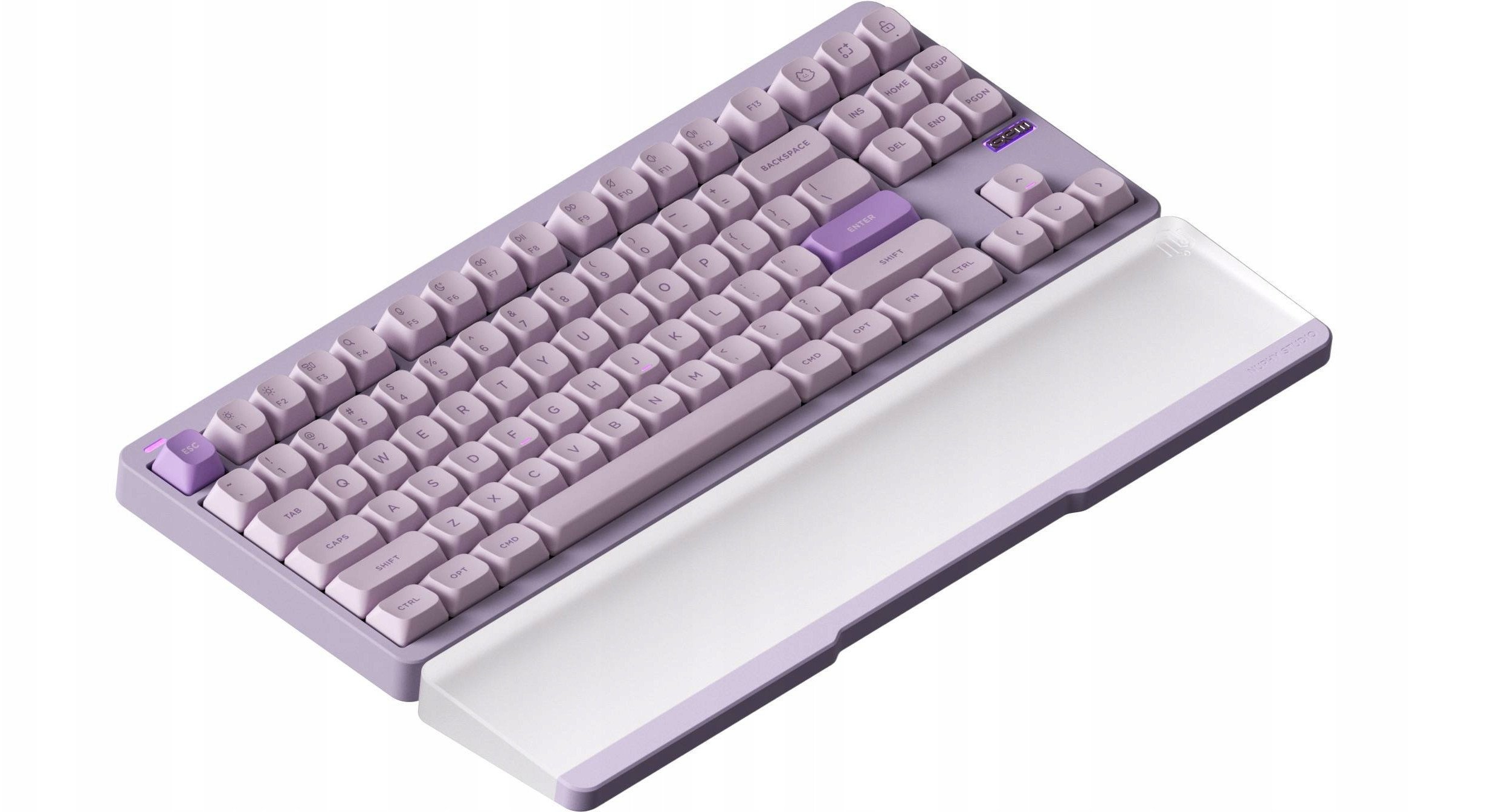 Nuphy - Gem mSA Double-shot PBT Keycaps - Nasadki do klawiatury mechanicznej Airy Lilac