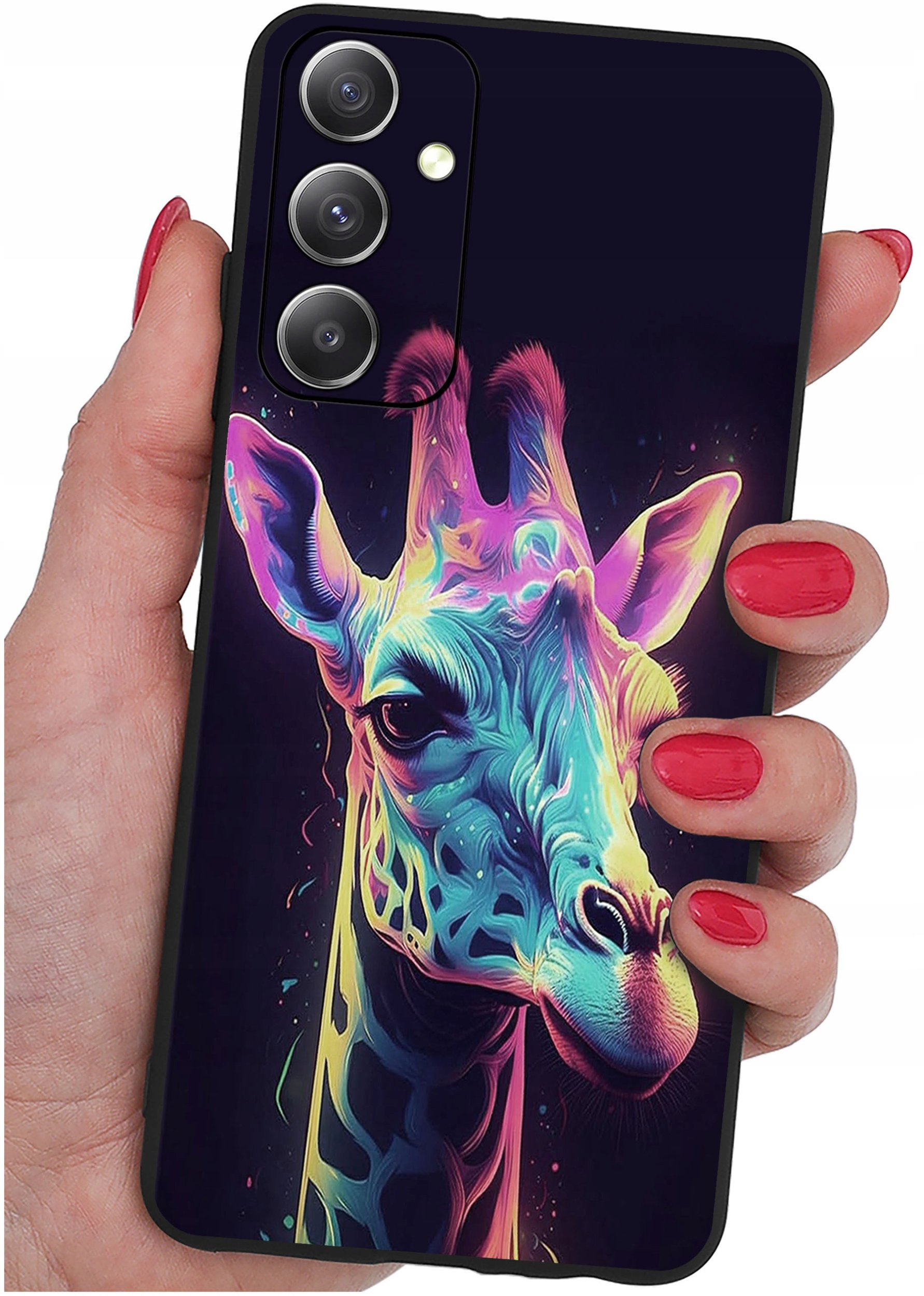 ETUI do Samsung Galaxy M23 5G WZORY |SILIKONOWE MATT CASE + SZKŁO 9H