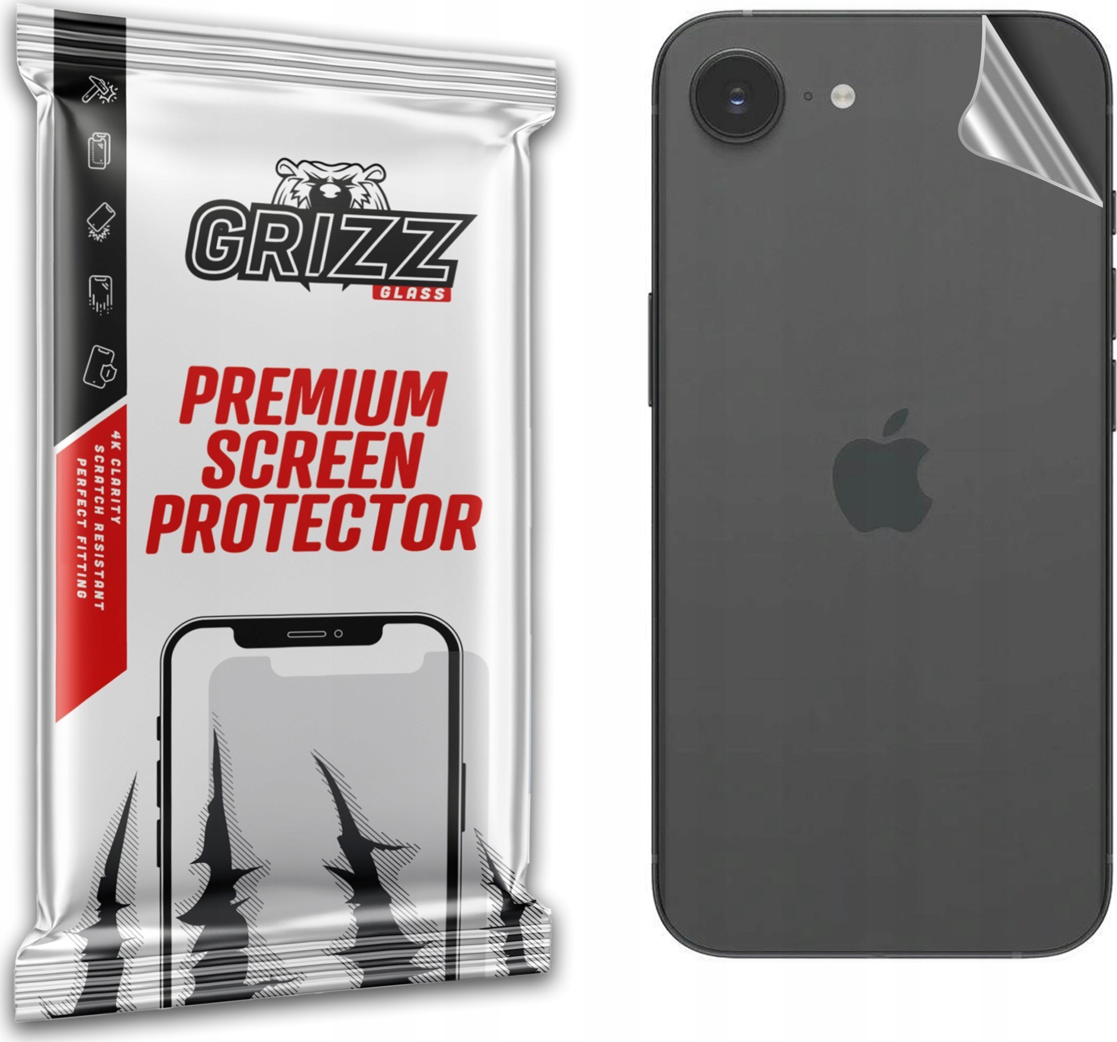 GrizzGlass Folia na tył SatinSkin do Apple iPhone 16e