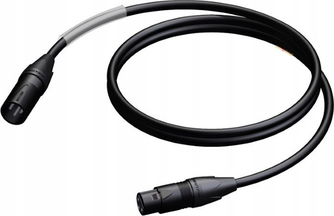 Kabel Procab PROCAB PRA901/3 XLR męski - XLR żeński - UltraFlex™ 3 m