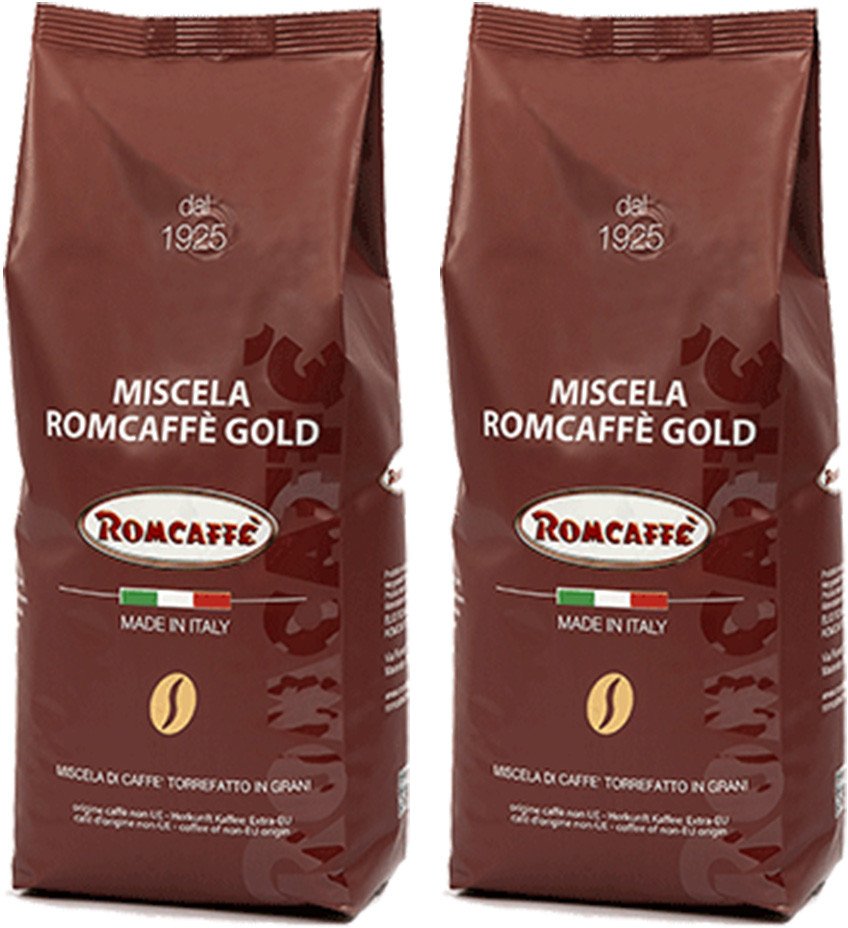 Kawa ziarnista 2x 1kg Romcaffe Gold Blend