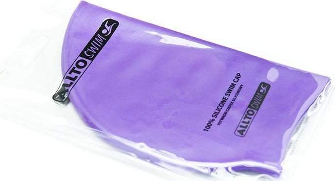 ALLTOSWIM Czepek Pływacki Silikon Fioletowy
