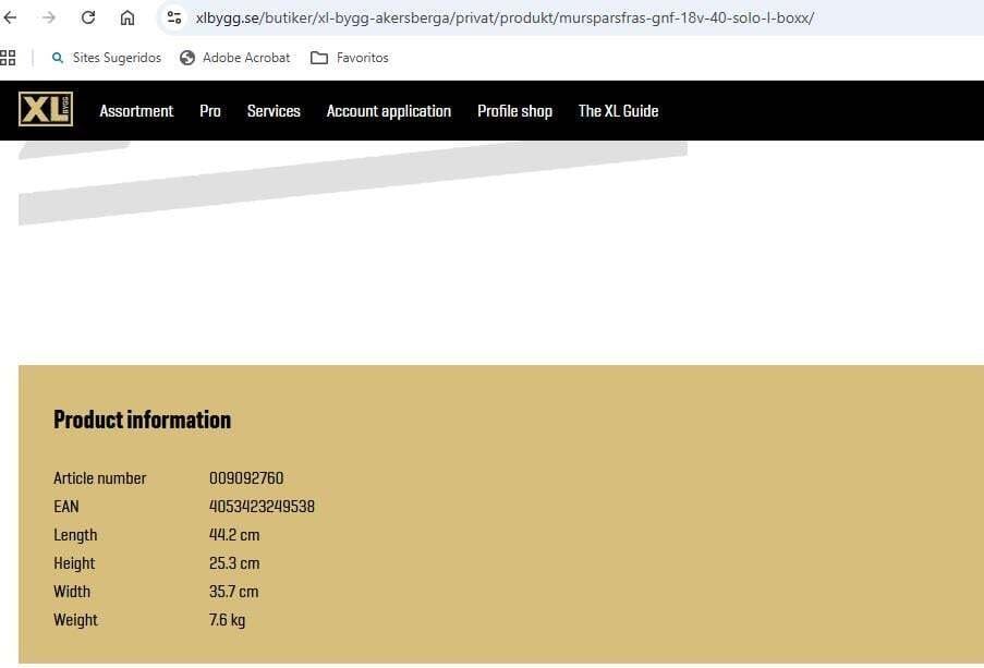 BRUZDOWNICA GNF18V-40