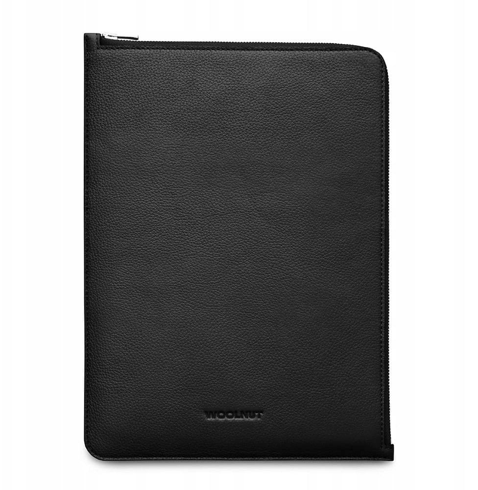 Woolnut Leather Folio Case for 13/14" MacBook, black