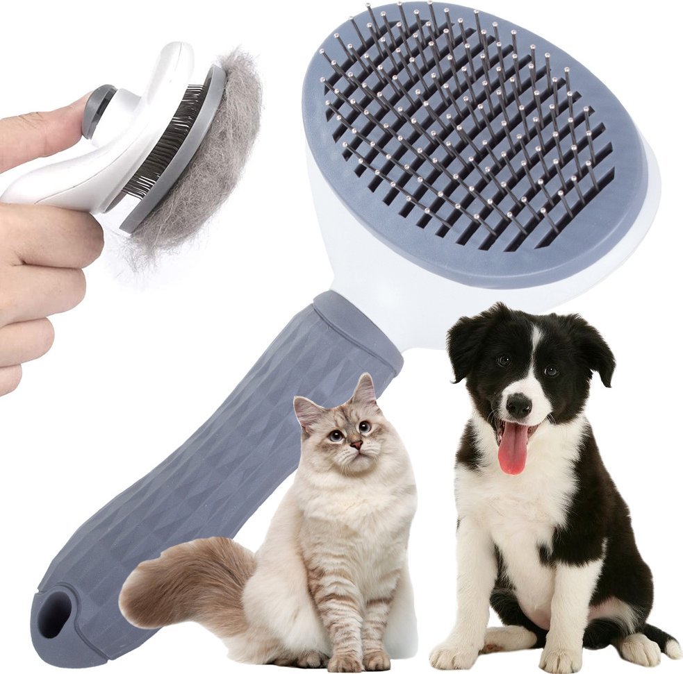 Verk Szczotka do sierści dla psa kota samoczyszcząca Szczotka do sierści dla psa kota samoczyszcząca