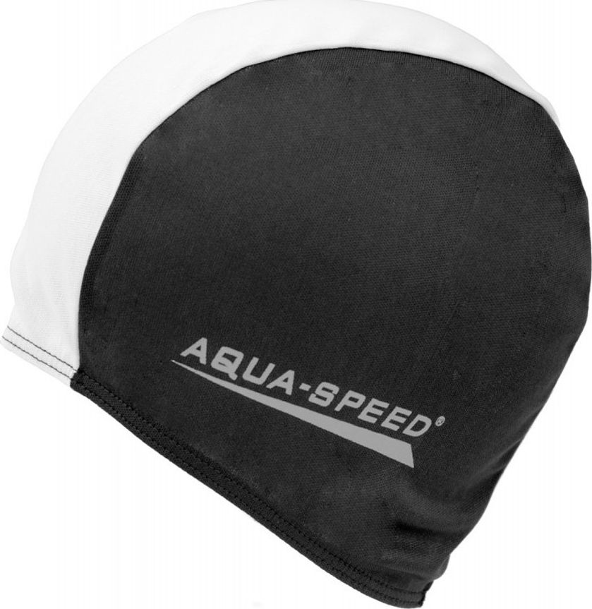 Aqua-Speed Czepek Aqua-Speed Polyester Cap czarno biały 57 091