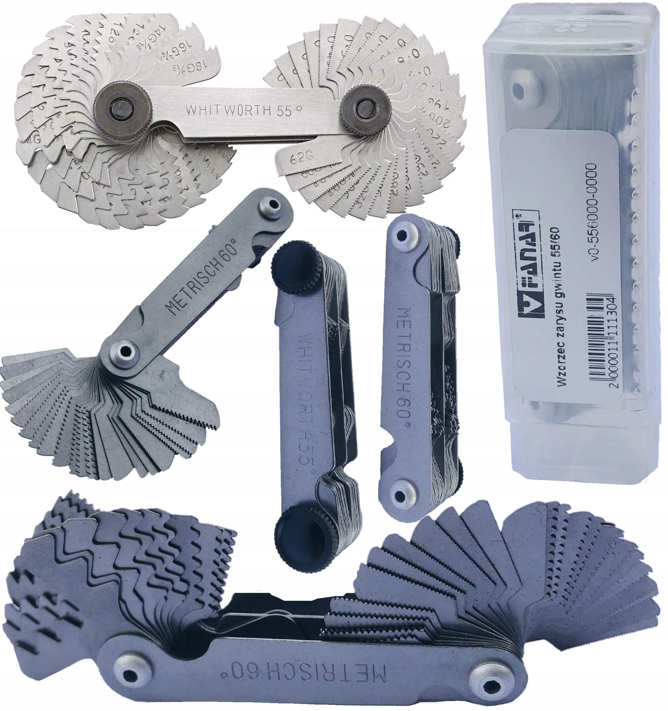 Fanar WZORZEC ZARYSU GWINTU 55 STOPNI I METRYCZNEGO 60 STOPNI - V0-556000-0000