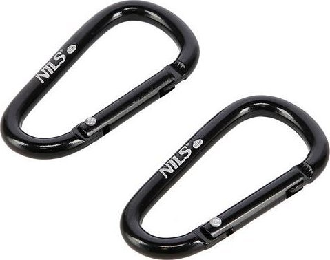 Nils Extreme Karabińczyk 2 szt. NC1710 czarny
