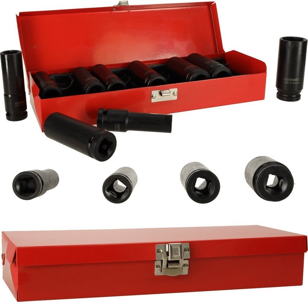 Nasadki udarowe 1/2'' 10-24 mm zestaw 10el.