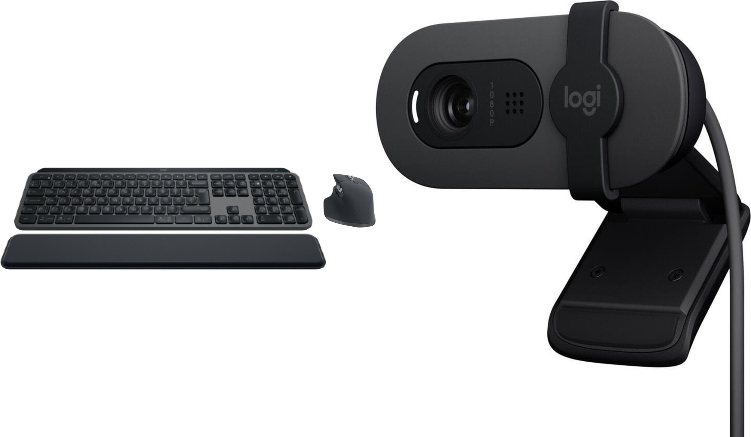 Klawiatura + mysz Logitech MX Keys S Combo Graphite (920-011614) + Brio 100 (960-001585)