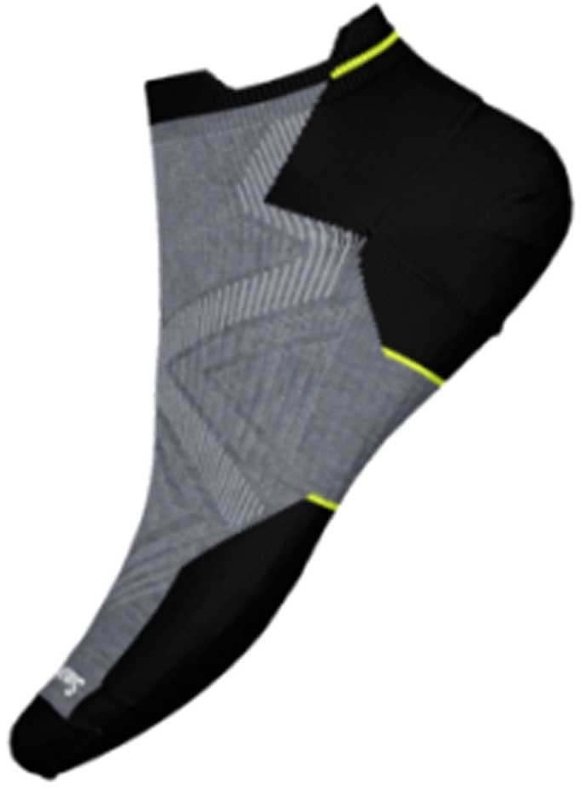 Smartwool U'S Run Targeted Cushion Low Ankle Socks, 052 | medium gray, XL