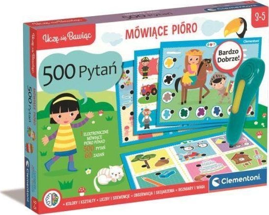 Clementoni Gra M?wi?ce pi?ro 500 Pyta?