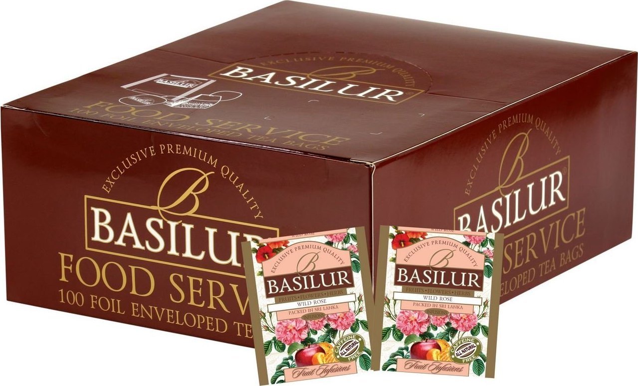 Basilur Basilur WILD ROSE herbata owocowa HoReCa - 100szt.