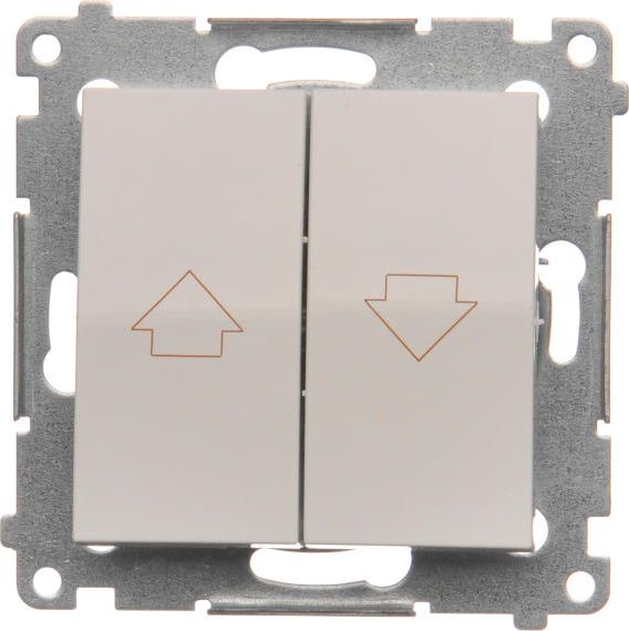 Kontakt-Simon Przycisk żaluzjowy biały - DZP1.01/11