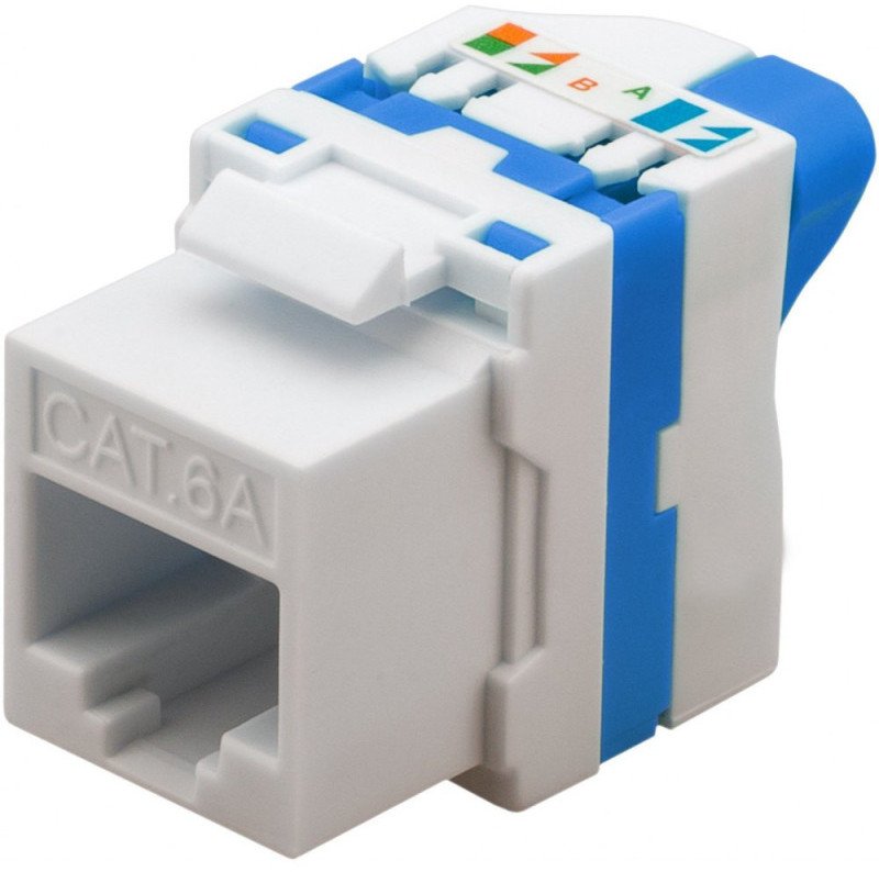 Techly TECHLY SAMOZACISKOWY MODUŁ KEYSTONE RJ45 KAT.6A U/