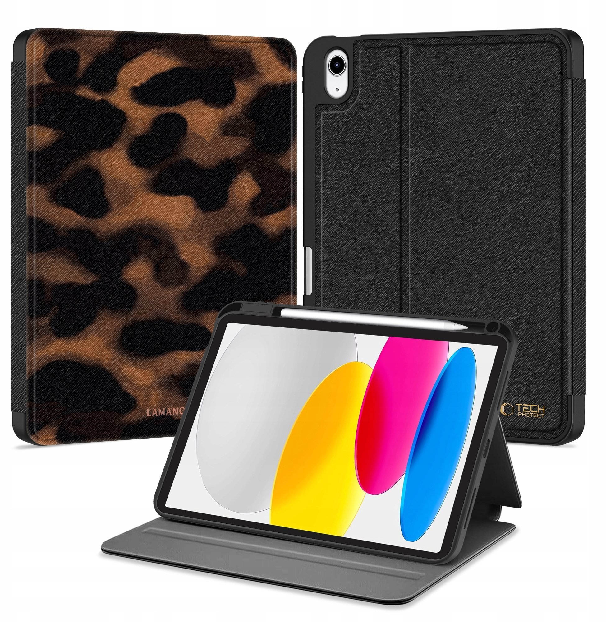 TECH-PROTECT LAMANO IPAD 10.9” 10 / 2022 / 11” 11 / 2025 PANTHER