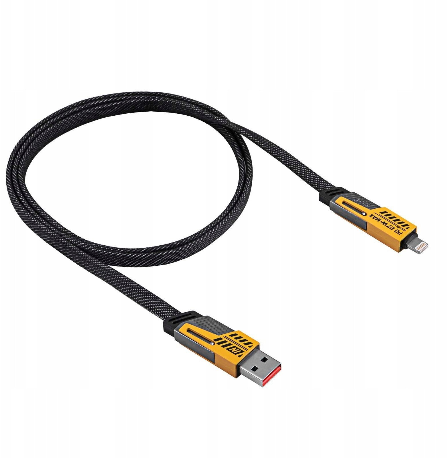 Kabel USB A + USB type C / USB type C + Lightning 1m AK-USB-57 65W