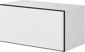 Cama Meble Regał ROCO RO3 75/37/39 biały/ czarny/ biały