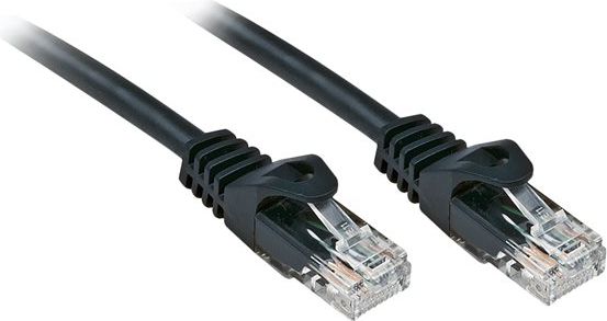 Lindy Patchcord Cat.6, U/UTP, 0.3m, czarny (48190)
