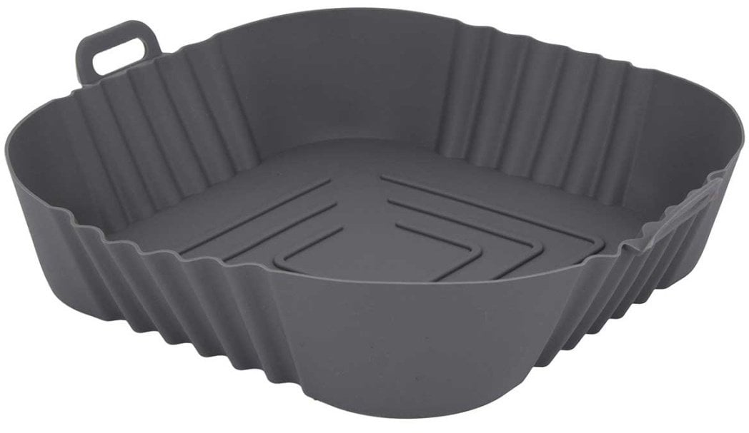 Brunbeste Wkład silikonowy do frytkownicy AIR FRYER szary kwadrat forma do pieczenia BB-3374
