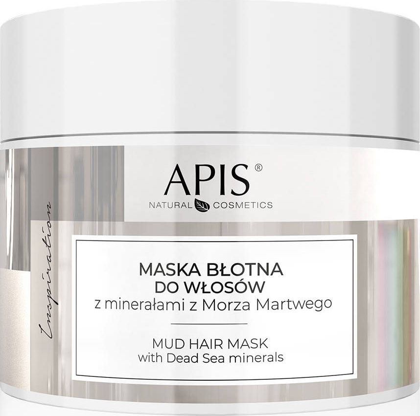 Apis Inspiration, Maska błotna do włosów z minerałami z Morza Martwego, 200 ml uniwersalny