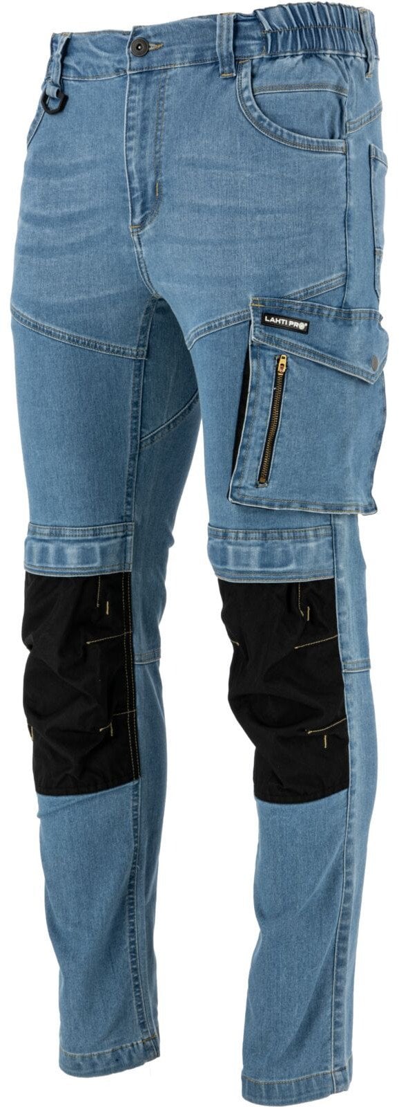 Spodnie jeansowe jasnonieb. stretch ze wzmoc. ,m", ce, lahti