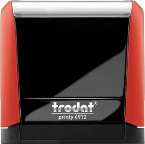Trodat PIECZĄTKA TRODAT 4912 CZERWONA - PODUSZKA CZARNA 47X18MM