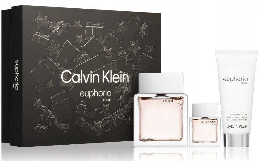 Calvin Klein Calvin Klein Euphoria Men Eau de Toilette 100ml. + Mini 15ml. EDT + After Shave Balm 100ml. ZESTAW