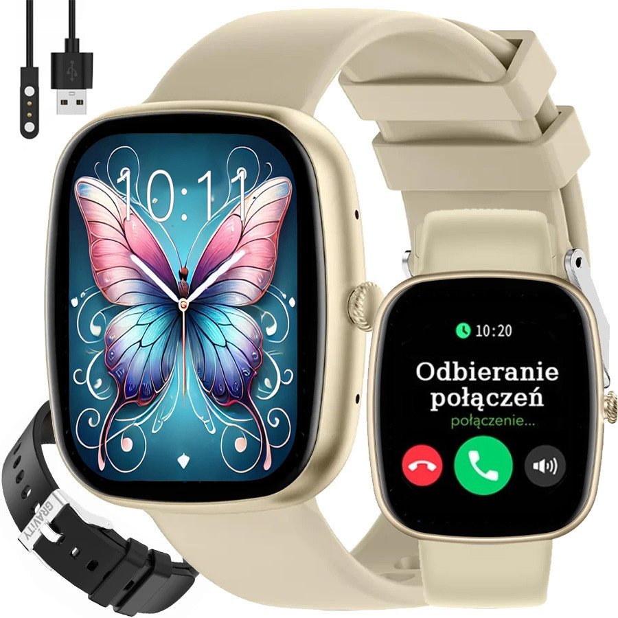 Zegarek damski SMARTWATCH GRAVITY T18-7 PROF