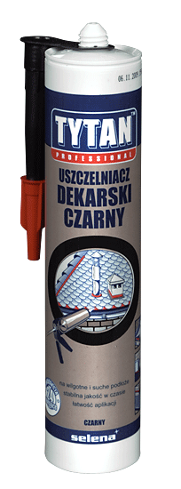 Tytan Uszczelniacz dekarski czarny 310ml