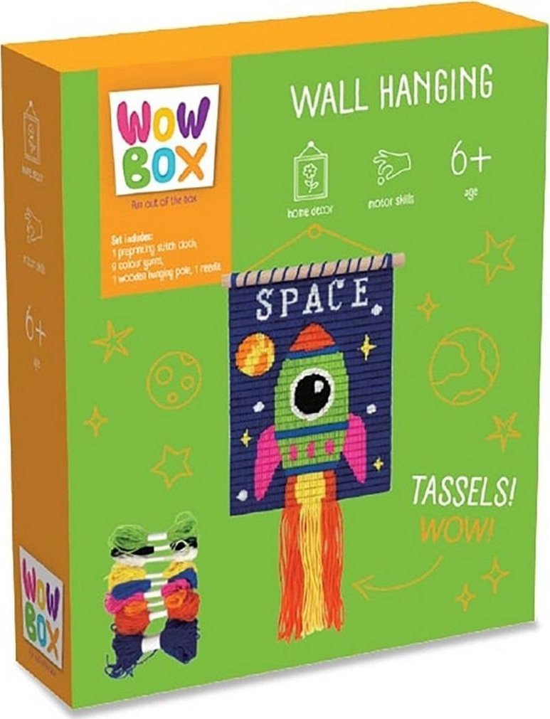 Wow Box. Zestaw makrama Rakieta