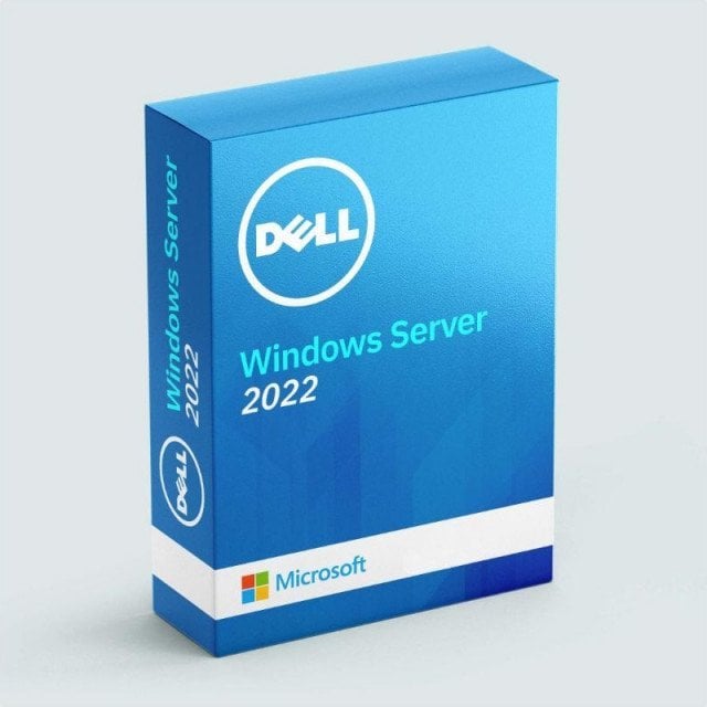 System operacyjny Dell Windows Server 2022 12019 Datacenter Edition,Add License,16CORE,NOMEDIA/KEY,Cus Kit