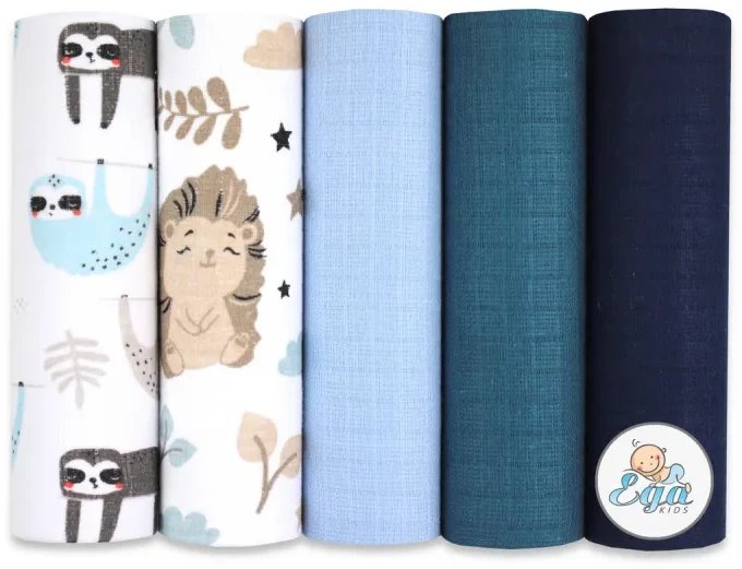 Pielucha tetra 5 szt. 70/80 Zestaw 4 CH-0475 EgaKids