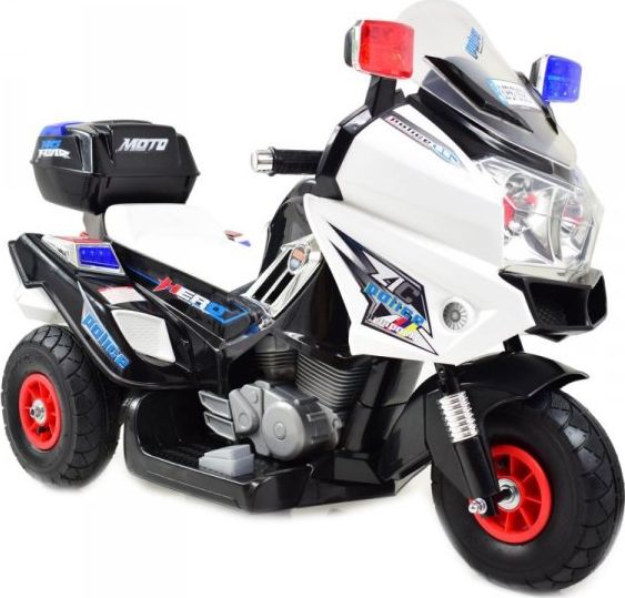 Super-Toys MEGA WIELKI MOTOR HERO Z DŹWIĘKAMI NA POMPOWANYCH KOŁACH / 8815 12 V