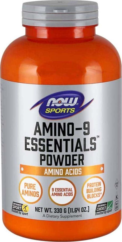 NOW Foods NOW SPORTS Amino 9 Essentials (Aminokwasy egzogenne) 330g