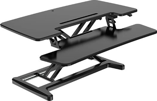 BakkerElkhuizen BakkerElkhuizen Adjustable Sit-Stand Desk Riser 2, Freestanding, 15 kg, Height adjustment, Black