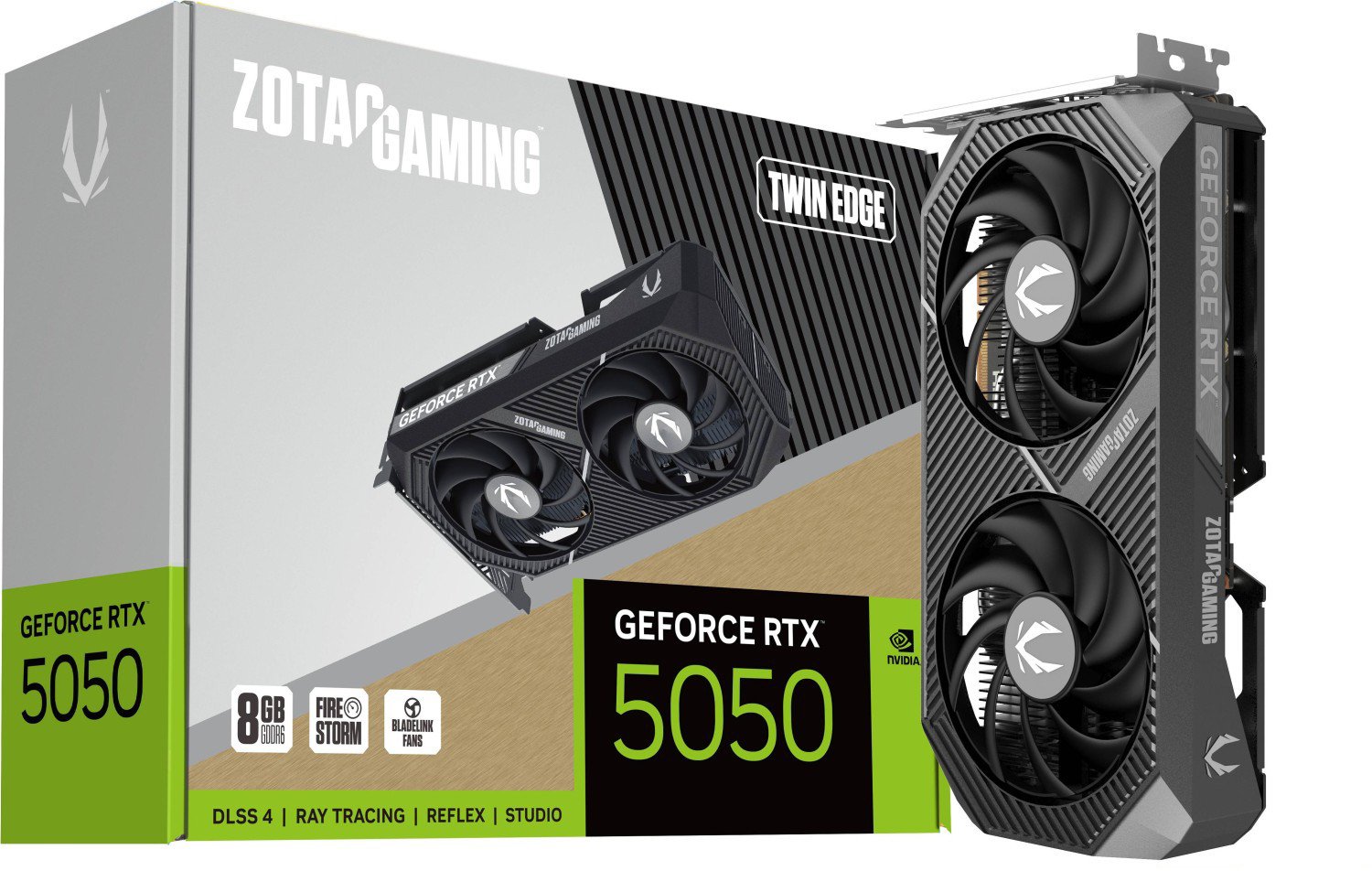 Karta graficzna Zotac Gaming GeForce RTX 5050 Twin Edge 8GB GDDR6 DLSS4 (ZT-B50500E-10M)