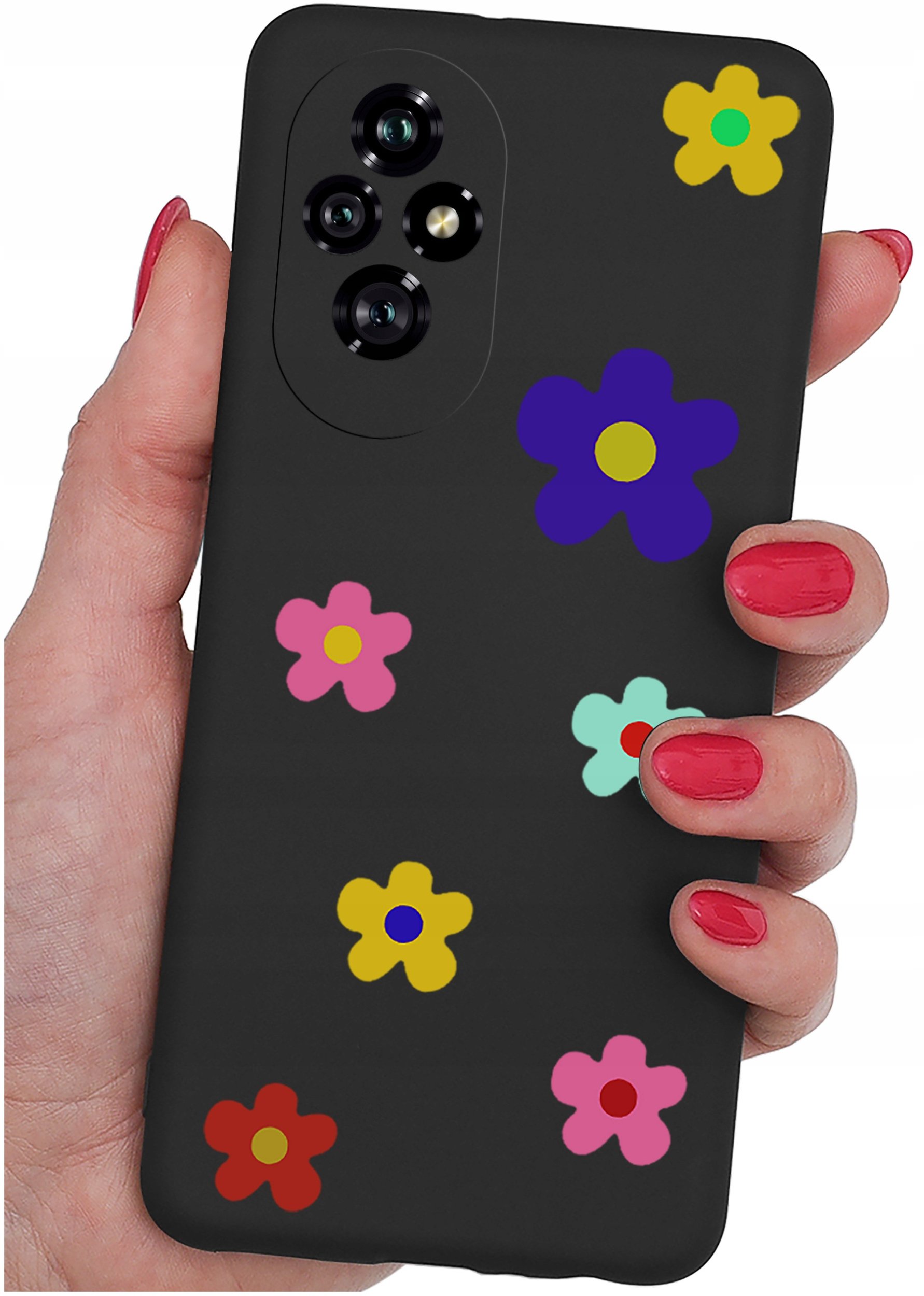 ETUI do Honor 200 5G | WZORY | SILIKONOWE MATT CASE + SZKŁO 9H