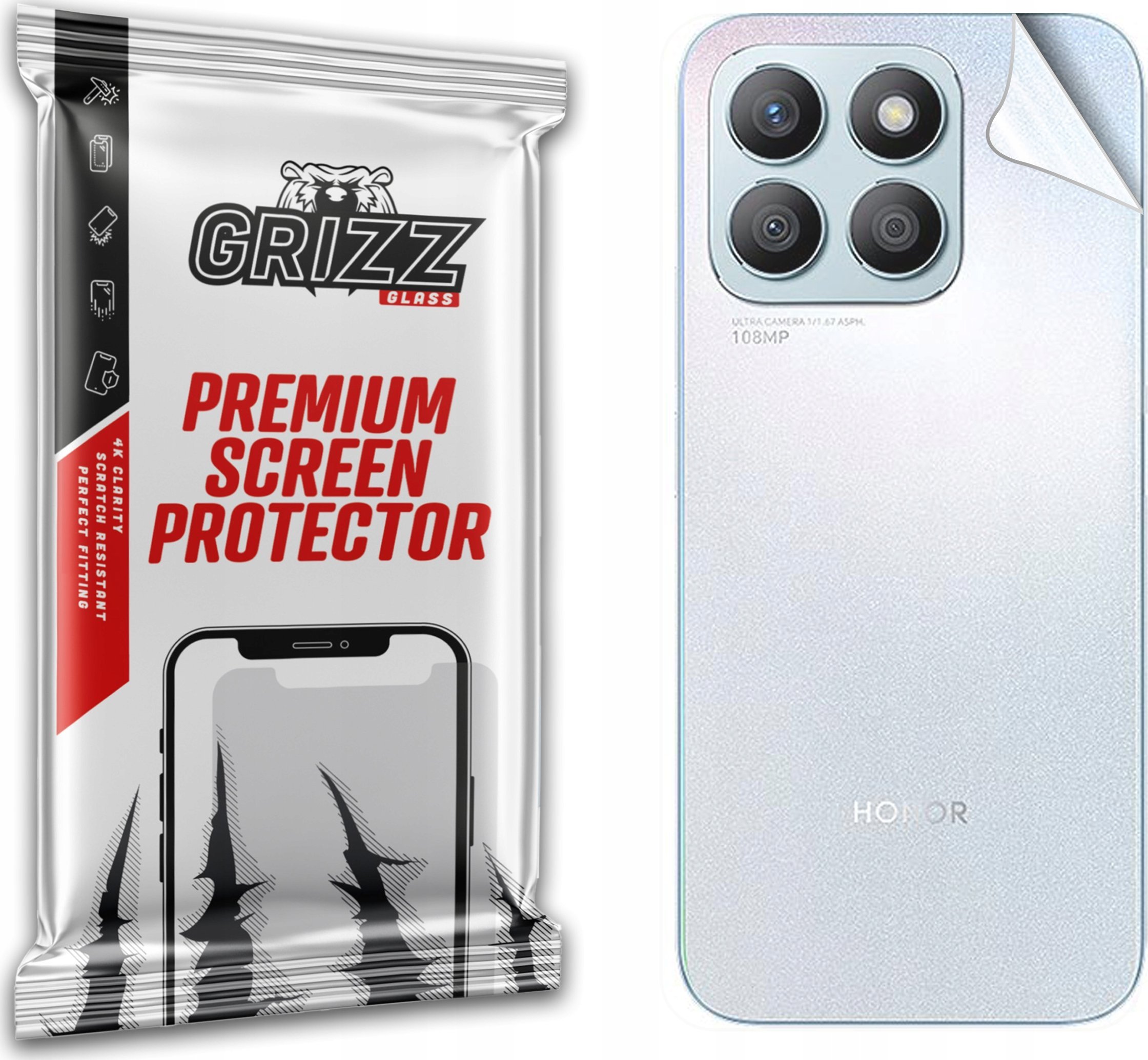 GrizzGlass Folia na tył GrizzGlass SatinSkin do Honor X8b
