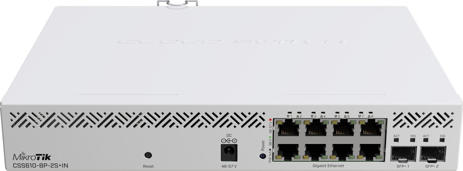 Switch MikroTik Cloud Smart Switch CSS610 (CSS610-8P-2S+IN)